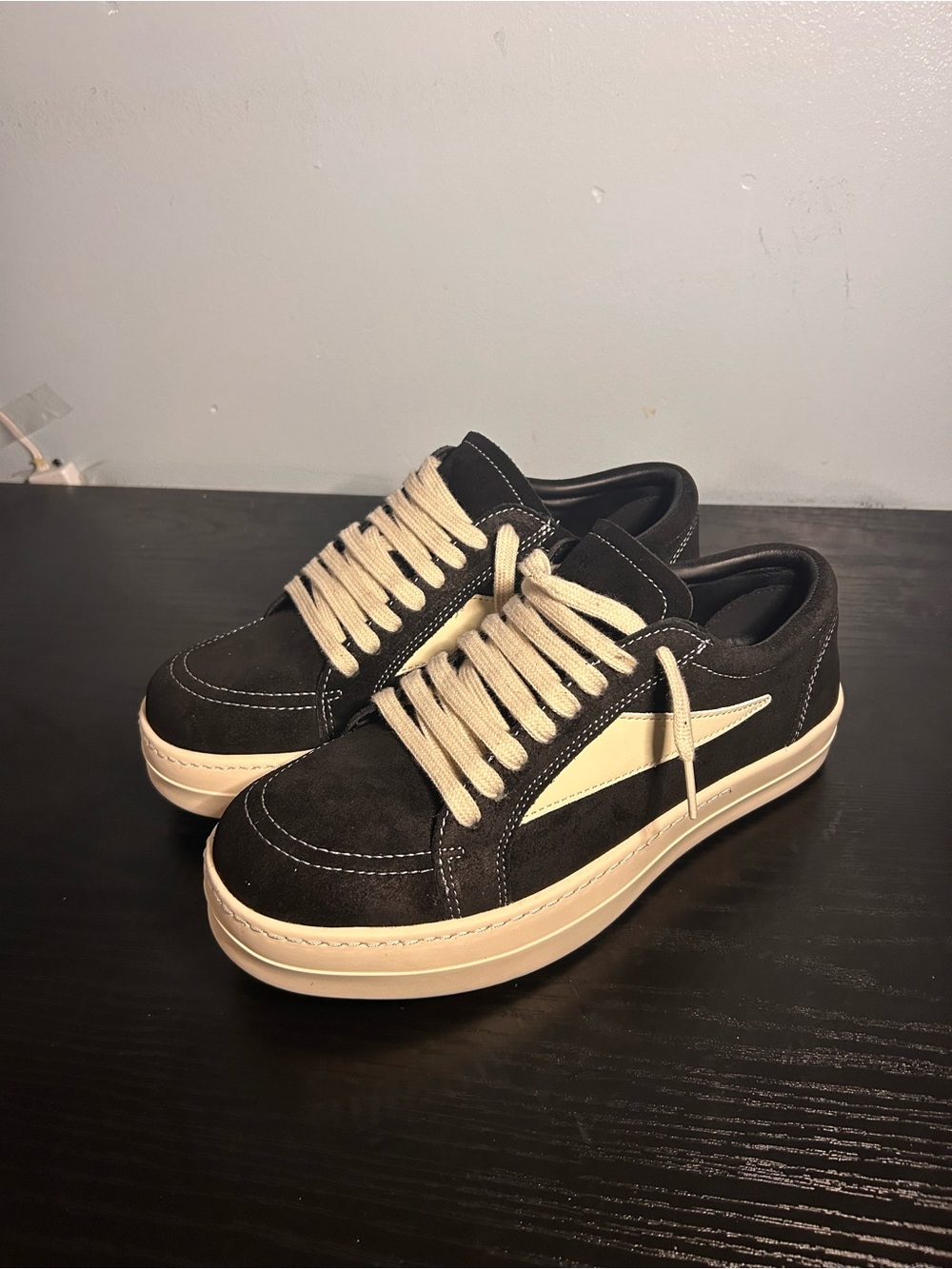 Rick Owens Black Suede